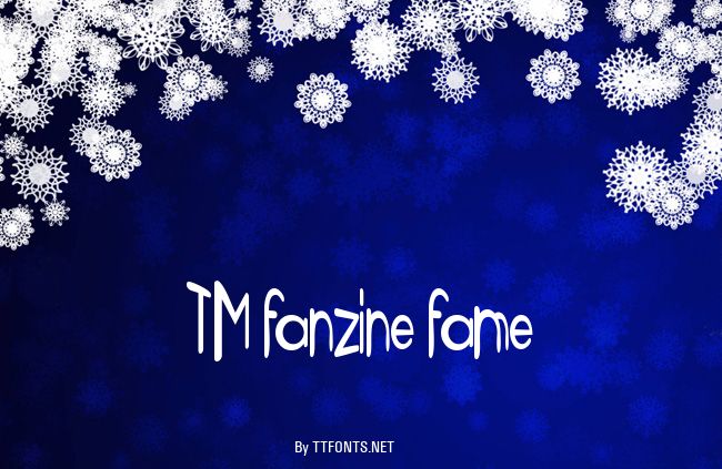 TM fanzine fame example